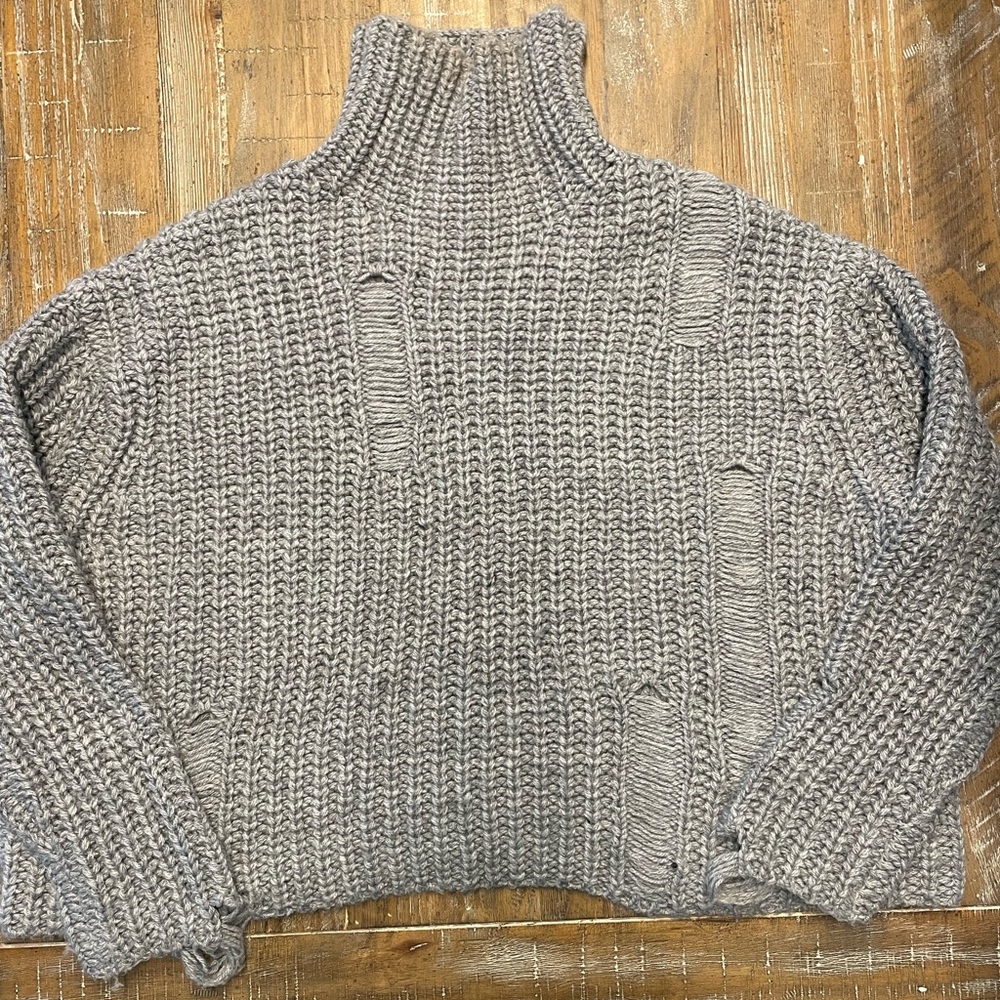 PPLA Distressed Fonda Wool Knit Sweater. *Great Condition* Size S